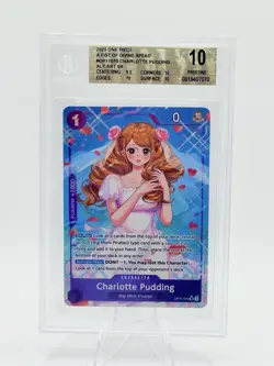 Charlotte Pudding #070 2025 One Piece Op11-A Fist Of Divine Speed BGS 10 Alt Art - Image 1