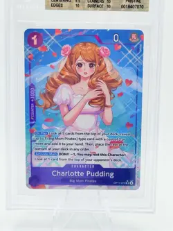 Charlotte Pudding #070 2025 One Piece Op11-A Fist Of Divine Speed BGS 10 Alt Art - Image 2