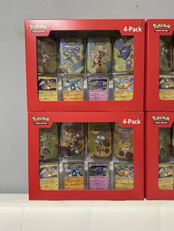Pokemon 4 Pack Mini Tins + 4 Promo Cards - 151 SAMS CLUB EXCLUSIVE 4x Lot Of 4 - Image 2