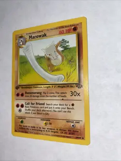 Marowak 39/64 1st Edition Jungle - WOTC Pokemon Card LP - Image 2