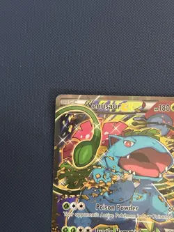 Pokemon TCG Venusaur EX Black Star Promo Full Art Holo Card XY123 - Image 2