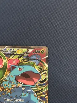 Pokemon TCG Venusaur EX Black Star Promo Full Art Holo Card XY123 - Image 3