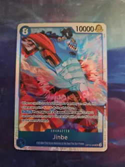 Jinbe - OP14-049 - The Azure Sea's Seven - English | One Piece Card Game - Image 1