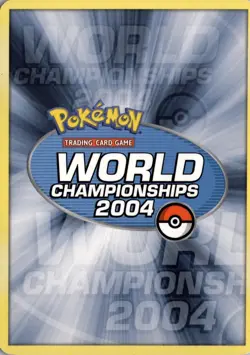 Pokemon Card Water Energy World Championships 2004 Non Holo TCG - Image 4