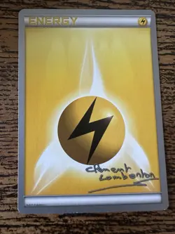 Pokemon World Championship Card 2013 Printed Energy Lightning NM - Image 1