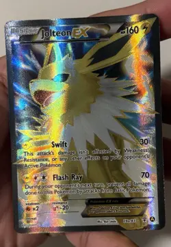 Pokemon Card Jolteon EX 28a/83 Generations Ultra Rare Holo Full Art - Image 1