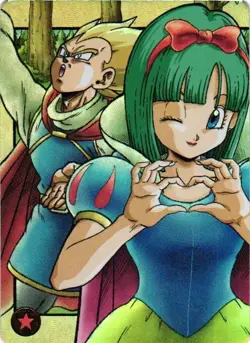 BULMA DRAGON BALL Holographic Custom Art DRAGONBALL Z Collectible Anime Card - Image 1