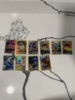 Pokemon TCG 109 Card Lot Contains IR AR EX V VMAX VSTAR Full Art, Swipe For All - Image 1