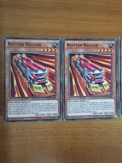 NECH-EN090 3 x Ruffian Railcar (Playset) Common Yugioh Card - Image 2