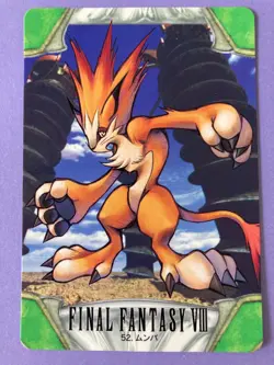 Final Fantasy 8 Moomba 52 card Very Rare BANDAI Japanese 1999 F/S - Image 1