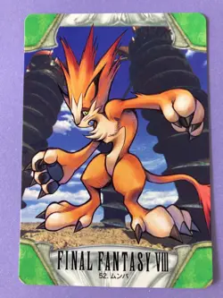 Final Fantasy 8 Moomba 52 card Very Rare BANDAI Japanese 1999 F/S - Image 2