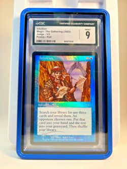 **MTG Intuition (CGC MINT 9) - FOIL Judge Promo** Magic Reserved List Rare! - Image 1