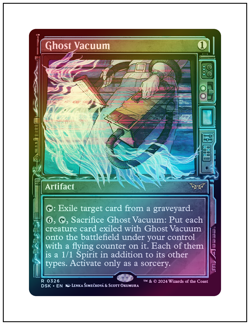 1x Ghost Vacuum, Showcase Art - Foil, Magic MTG NM - Image 1
