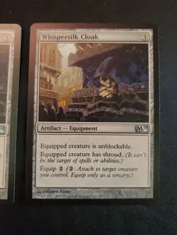 2x WHISPERSILK CLOAK CORE SET 2011 M11 NM MAGIC GATHERING MTG See Pics - Image 3