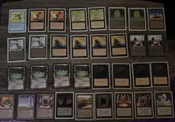 Mtg Small old School Lot; Please Read Description For Conditions - Image 1
