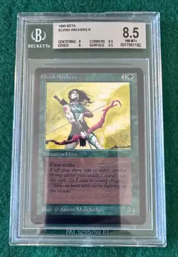 Elvish Archer - BETA - MTG - BGS 8.5 - NM-MT+. More MTG In My Store. - Image 1