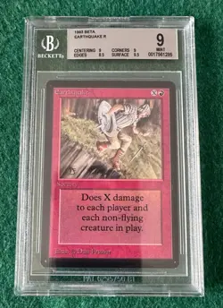Earthquake - BETA - MTG - BGS 9. MINT. Beauty! More MTG In My Store. - Image 1