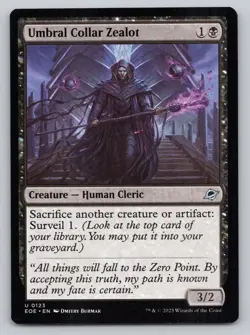 1x NM Umbral Collar Zealot - Edge of Eternities [MTG] - Image 1