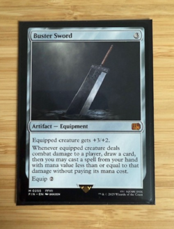 Magic the Gathering: Buster Sword Final Fantasy Regular NM *Ships in Hard Case* - Image 1