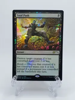 Fatal Push - FNM Promo - MTG - Foil Promo - Magic The Gathering - Image 1