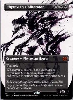 Phyrexian Obliterator (Showcase) M Phyrexia: All Will Be One 308 NM - Image 1