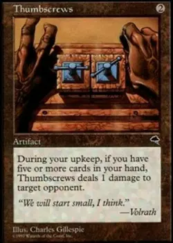 Thumbscrews Tempest Played MTG Magic DNA GAMES - Image 1