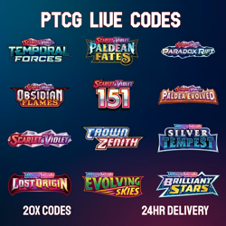 20 Codes Pokemon TCG Live Booster Packs 24hr Delivery - Image 1