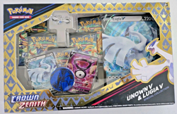 Pokemon TCG Crown Zenith Lugia V & Unown V Special Collection Box Sealed - Image 1