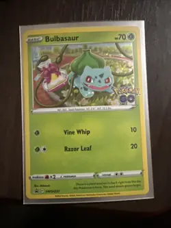 Bulbasaur SWSH231 Pokemon GO Black Star Promo Holo Rare Pokemon TCG - Image 1