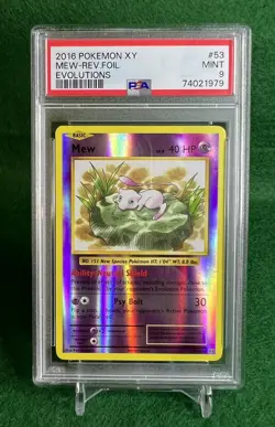 2016 Pokemon XY New Reverse Foil Evolutions PSA MINT 9 - Image 1