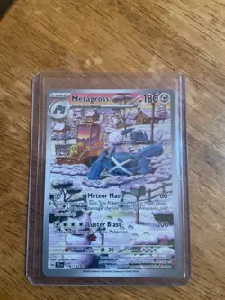 Pokemon TCG Metagross 178/162 Temporal Forces Illustration Rare - Image 1