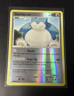 Snorlax 37/130 Reverse Holo Diamond and Pearl Pokemon Card LP - Image 1