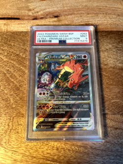 Pokemon Charizard VSTAR Ultra-Premium Coll. Full Alt Art Promo SWSH262 PSA 9 - Image 1