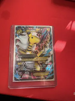Pokemon Mega Ampharos EX Full Art Ultra Rare Holo Card XY Ancient Origins 88/98 - Image 1