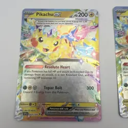 Pokemon TCG Pikachu ex Surging Sparks 057/191 Lot Of 2 - Image 2
