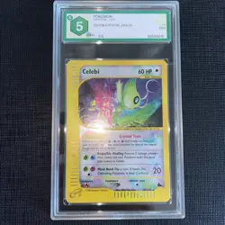 Pokemon ENG Crystal Celebi Regular Holo Skyridge 145/144 No Celebi Charizard - Image 1