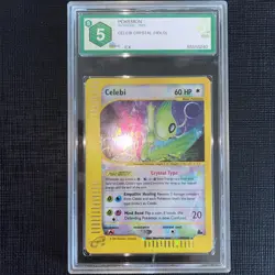 Pokemon ENG Crystal Celebi Regular Holo Skyridge 145/144 No Celebi Charizard - Image 2