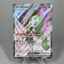 Meloetta ex 159/086 Secret Rare SV: Black Bolt Pokemon TCG NM - Image 1