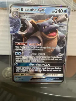 Blastoise GX 35/214 - Ultra Rare Pokemon TCG - Unbroken Bonds - Near Mint - Image 1