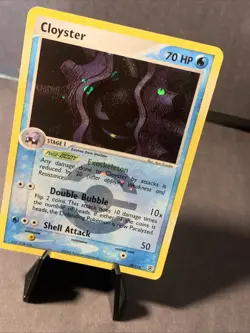 Pokemon TCG Cloyster 20/112 Rare Reverse Holo EX Fire Red Leaf Green 2004 VTG LP - Image 2