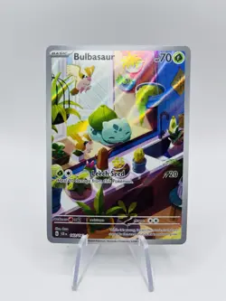 Pokemon TCG Bulbasaur 143/142 Sv07: Stellar Crown Illustration Rare - Image 1