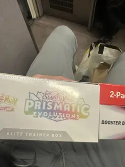 Pokemon TCG Prismatic Evolutions Costco Bundle ETB + Booster Bundle New & Sealed - Image 5