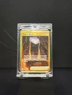 POKEMON - MAGMA BASIN 185/172 BRILLIANT STARS GOLD SECRET RARE - TCG MINT - Image 1