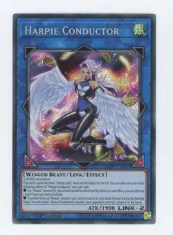 Yugioh Harpie Conductor BLHR-EN047 Secret 1st Edition NM - Image 1