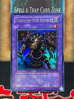 Yugioh Thousand-Eyes Restrict DB1-EN195 Ultra Rare HP - Image 1