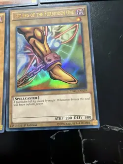 YuGiOh TCG Complete Exodia Set 1st Edition Gold Rare Premium Gold - Image 3