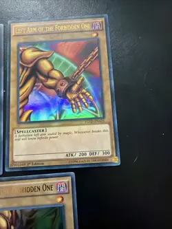 YuGiOh TCG Complete Exodia Set 1st Edition Gold Rare Premium Gold - Image 4