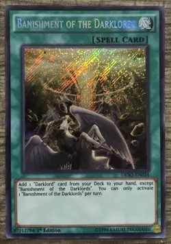 Yugioh! LP Banishment of the Darklords - DESO-EN034 - Secret Rare - 1st Edition - Image 1
