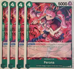 One Piece - Perona(x4) - OP10-036 - Royal Blood - Bandai - Image 1
