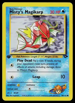 Pokemon Card - Misty's Magikarp Gym Challenge 88/132 Common 1st Edition - Image 1